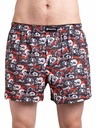 Meatfly Meatfly Herren-Boxershorts Agostino Graveyard | Schwarz | Größe