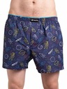 Meatfly Meatfly Herren-Boxershorts Agostino Cosmo | Blau | Größe