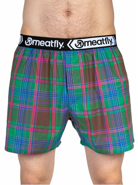 Meatfly Meatfly Herren-Boxershorts Gigi Pink / Green | Rosa | Größe