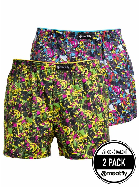 Meatfly Meatfly Herren-Boxershorts Agostino Cityboi | Mehrfarbig | Größe