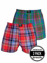 Meatfly Meatfly Herren-Boxershorts Doug Pink / Green | Rosa | Größe