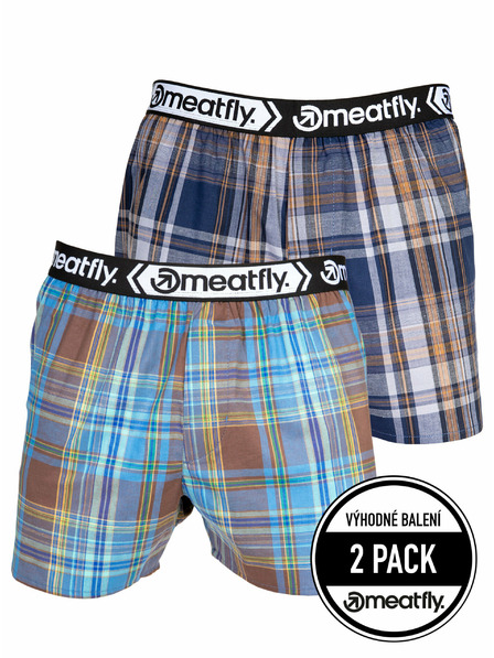 Meatfly Meatfly Herren-Boxershorts Gigi Yellow / Brown | Gelb | Größe