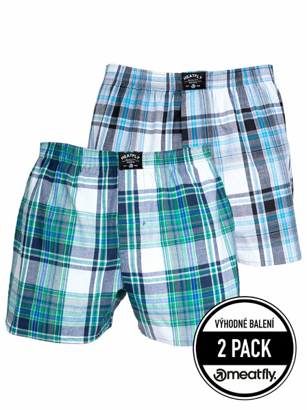 Meatfly Meatfly Herren-Boxershorts Doug Green / Black