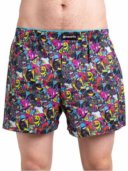 Meatfly Meatfly Herren-Boxershorts Agostino Cityboi Gift Pack | Mehrfarbig | Größe