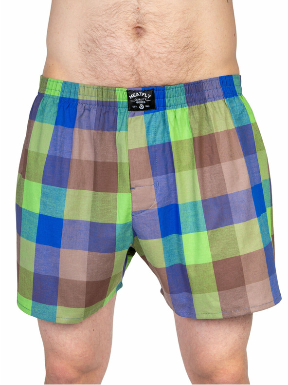 Meatfly Meatfly Herren-Boxershorts Doug Orange / Brown | Orange | Größe