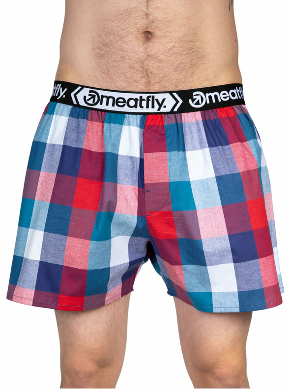 Meatfly Meatfly Herren-Boxershorts Gigi Navy Red / Green Gift Pack | Rot | Größe