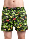Meatfly Meatfly Herren-Boxershorts Agostino Green Comics | Grün | Größe
