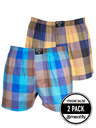 Meatfly Meatfly Herren-Boxershorts Doug Brown / Blue | Braun | Größe