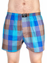 Meatfly Meatfly Herren-Boxershorts Doug Brown / Blue | Braun | Größe