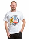 Meatfly Meatfly Herren T-Shirt Big Shock 8Bit Weiß | Weiß | Größe