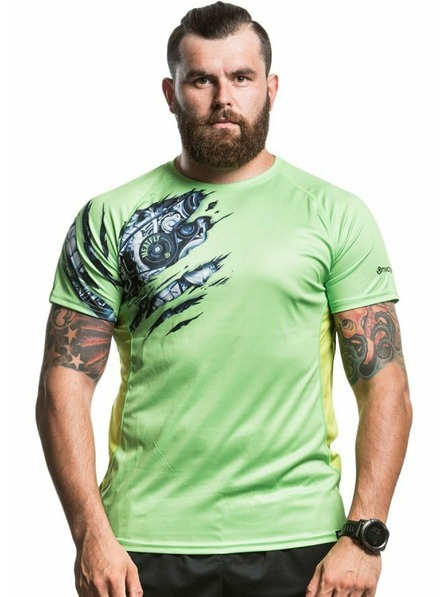Meatfly Meatfly functional shirt Reaper A - Lime green | Green | Size