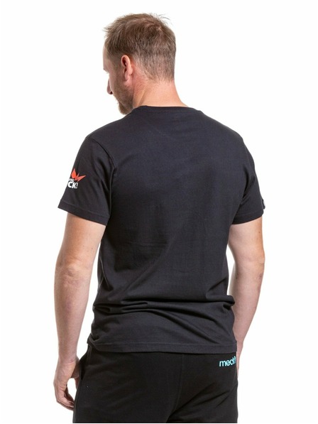 Meatfly Meatfly Herren T-Shirt Big Shock Kiss Schwarz | Schwarz | Größe