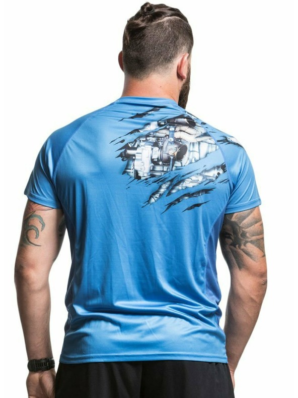 Meatfly Meatfly functional shirt Reaper C - Blue | Blue | Size