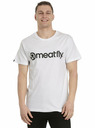 Meatfly Meatfly Herren T-Shirt MF Logo Weiß | Weiß | Größe M | 100% Baumwolle