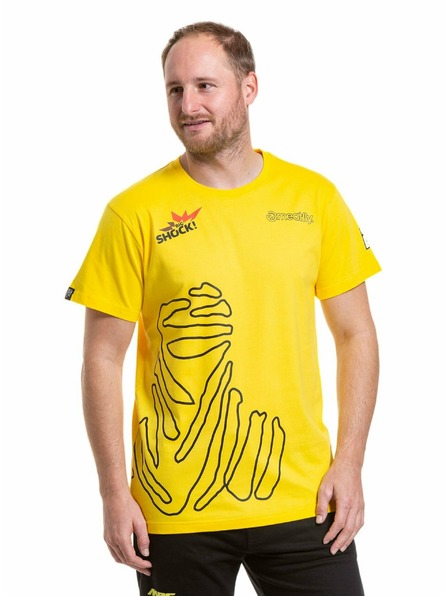 Meatfly Meatfly Herren T-Shirt Dakar Gelb | Gelb | Größe