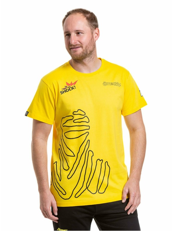 Meatfly Meatfly Herren T-Shirt Dakar Gelb | Gelb | Größe