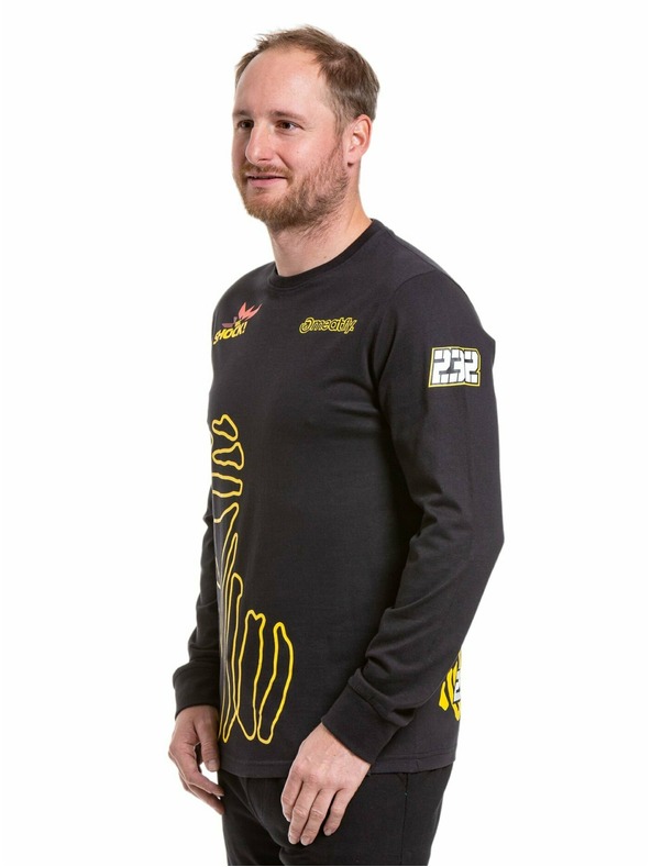 Meatfly Meatfly Herren Langarm-T-Shirt Dakar Beduin Schwarz | Schwarz | Größe