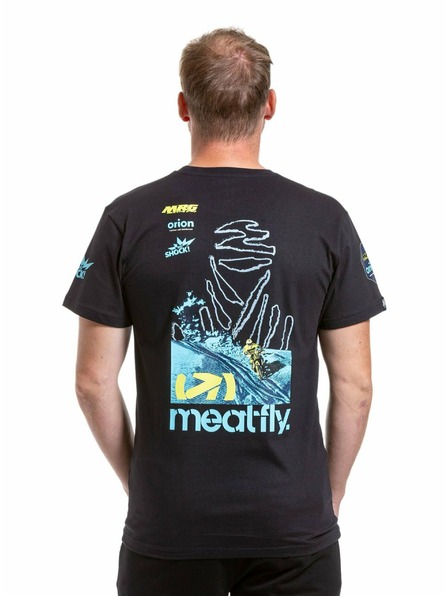 Meatfly Meatfly Herren T-Shirt Dakar Blau/Schwarz