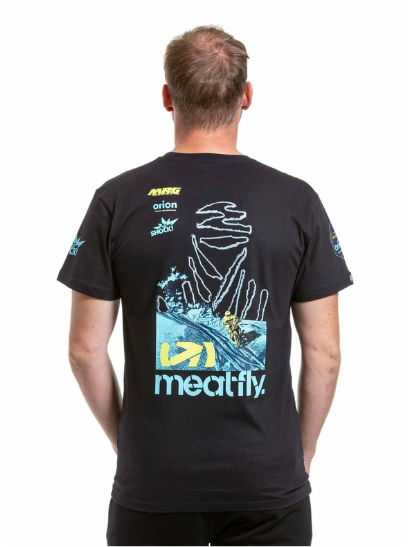 Meatfly Meatfly Herren T-Shirt Dakar Blau/Schwarz