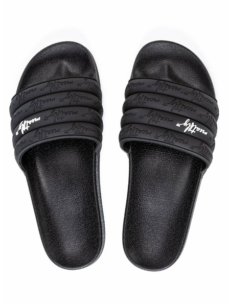 Meatfly Meatfly Damen Hausschuhe Hudson Black Stripes schwarz