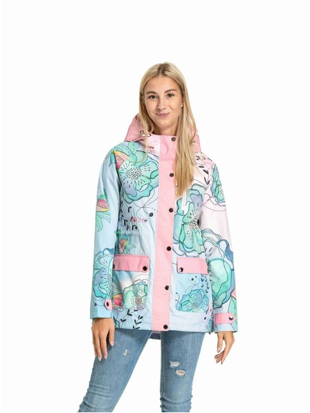 Meatfly Meatfly Damen Street Jacke Xita Mint Flowers