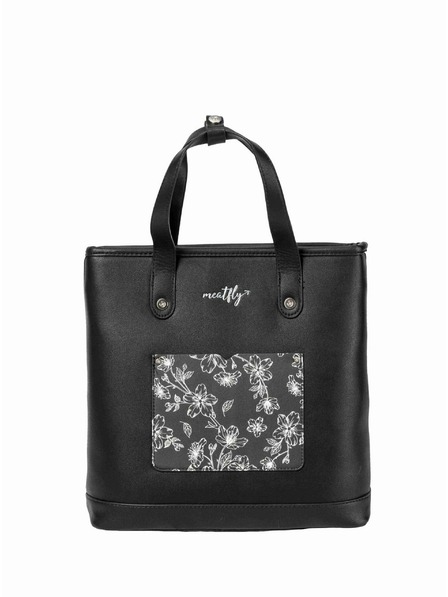 Meatfly Meatfly Handbag / Backpack Kerry Blossom Black | Black | Volume 7 L