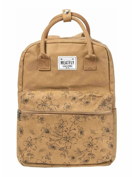 Meatfly Meatfly Paper Backpack Cheery Blossom Brown 18 L
