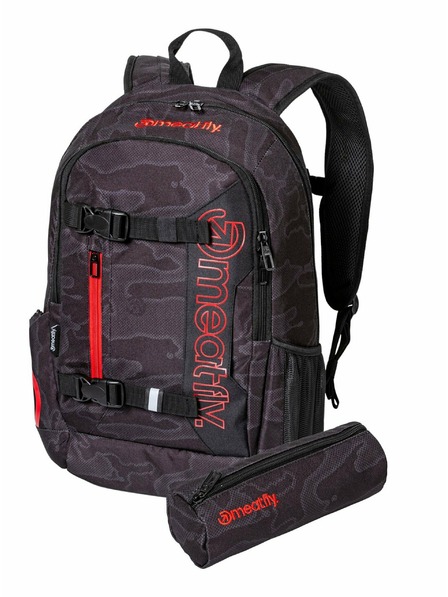 Meatfly Meatfly Rucksack Basejumper Morph Black 22 L | Black | Volume 22 L
