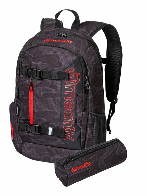 Meatfly Meatfly Rucksack Basejumper Morph Black 22 L | Black | Volume 22 L