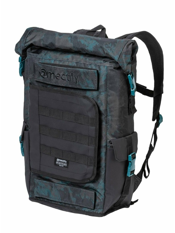 Meatfly Meatfly Periscope Backpack Petrol Mossy 30 L | Blue | Volume 30 L