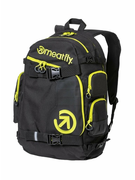 Meatfly Meatfly Wanderer Backpack Safety Green / Black