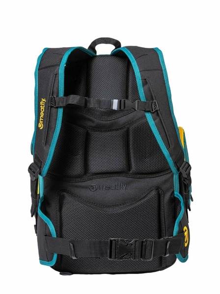 Meatfly Meatfly Wanderer Backpack Snake Green / Black 28 L | Black | Volume 28 L