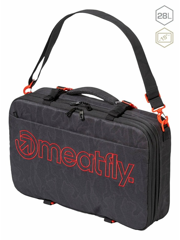 Meatfly Meatfly Riley Morph Backpack Black 28 L | Black | Volume 28 L