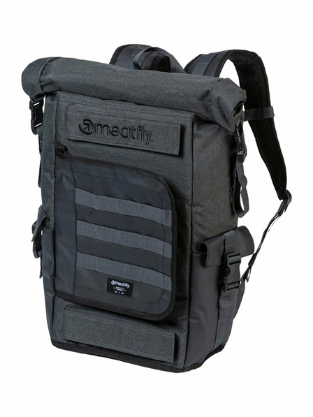 Meatfly Meatfly Periscope Backpack Charcoal Heather 30 L | Grey | Volume 30 L