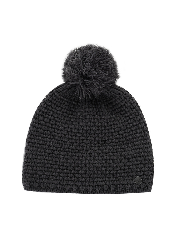 ALPINE PRO Winter Hat with Pompom ALPINE PRO GRANE Dark True Gray