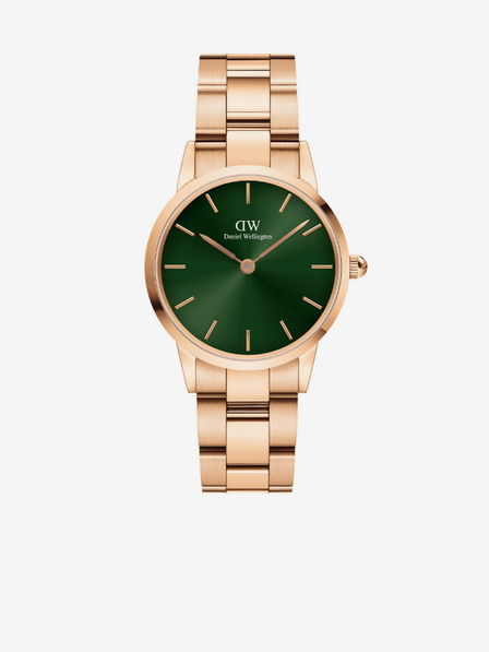 Daniel Wellington Damen Uhr in Rosagold Daniel Wellington Iconic Emerald