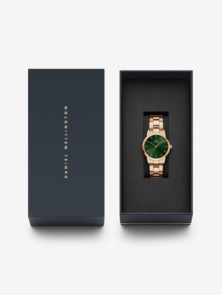 Daniel Wellington Damen Uhr in Rosagold Daniel Wellington Iconic Emerald