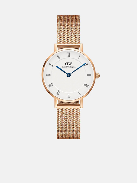 Daniel Wellington Rosa-goldene Damen Uhr Daniel Wellington Mesh Petite Melrose