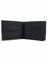 Meatfly Meatfly Leather Wallet Eddie Premium Black/Oak | Black | Size