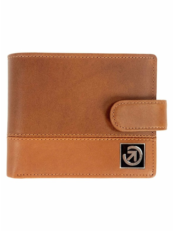 Meatfly Meatfly Leather Wallet Nathan Premium Brown | Brown | Size