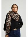 Moodo Beige-braun Damen gemusterter Schal Moodo