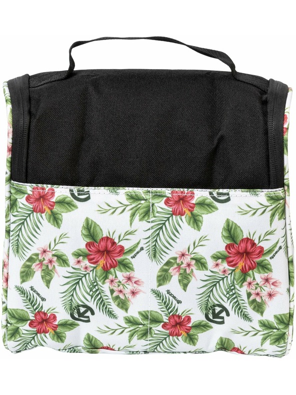 Meatfly Meatfly Toiletry Bag Cara White Tropical | Black | Volume 6 L