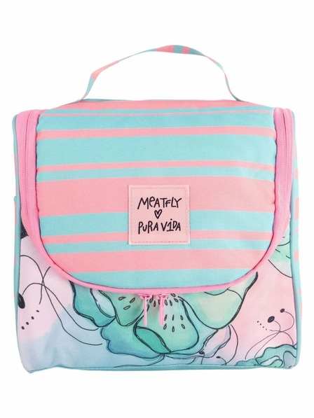Meatfly Meatfly Toiletry Bag X Pura Vida Cara Mint Flowers
