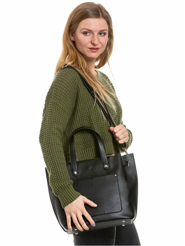 Meatfly Meatfly Handbag Alma Black | Black | Volume 13 L