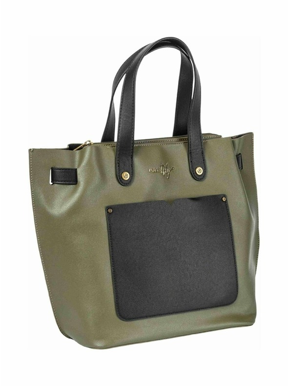 Meatfly Meatfly Handbag and Toilet Bag Alma Olive