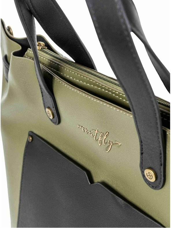 Meatfly Meatfly Handbag and Toilet Bag Alma Olive