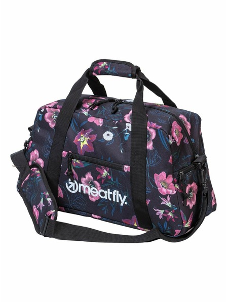 Meatfly Meatfly Travel Bag Mavis Hibiscus Black