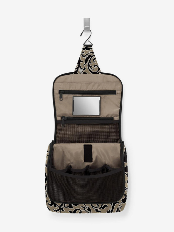 Reisenthel Khaki Damen Gemusterte Kosmetiktasche Reisenthel Toiletbag Baroque Marble