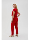 Moodo Damen Hose Rot Moodo