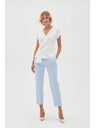 Moodo Damen Hose Blau Moodo